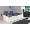 Jugendbett  weiß Liegefläche B/L: ca. 90x200 cm Mia_Jugendbett - weiß/Alu (94,00/50,00/203,50cm)