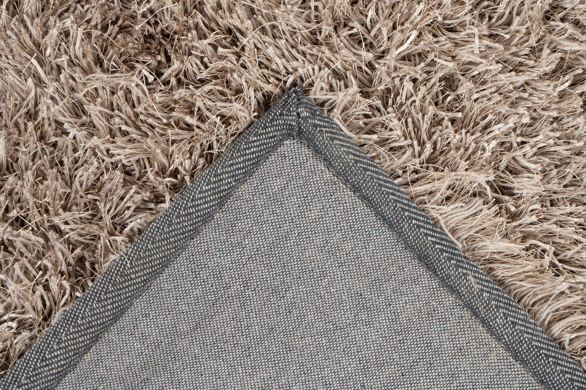 Arte Espina Hochflorteppich Beat 8102 Weiß / Taupe taupe B/L: ca. 120x180 cm Beat 8102 Weiß / Taupe - weiß/taupe (120,00/180,00cm) - Arte Espina