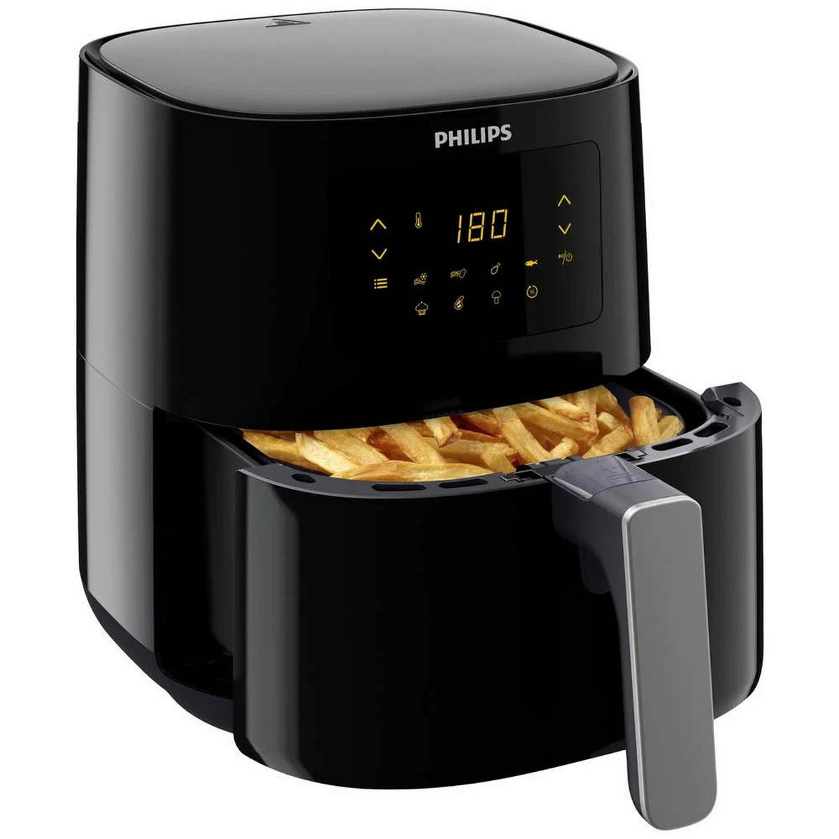 Philips Heißluftfritteuse HD9252/70 schwarz Kunststoff B/H/T: ca. 36x29,5x26,4 cm ca. 4,1 l HD9252/70 - schwarz (36,00/29,50/26,40cm) - Philips