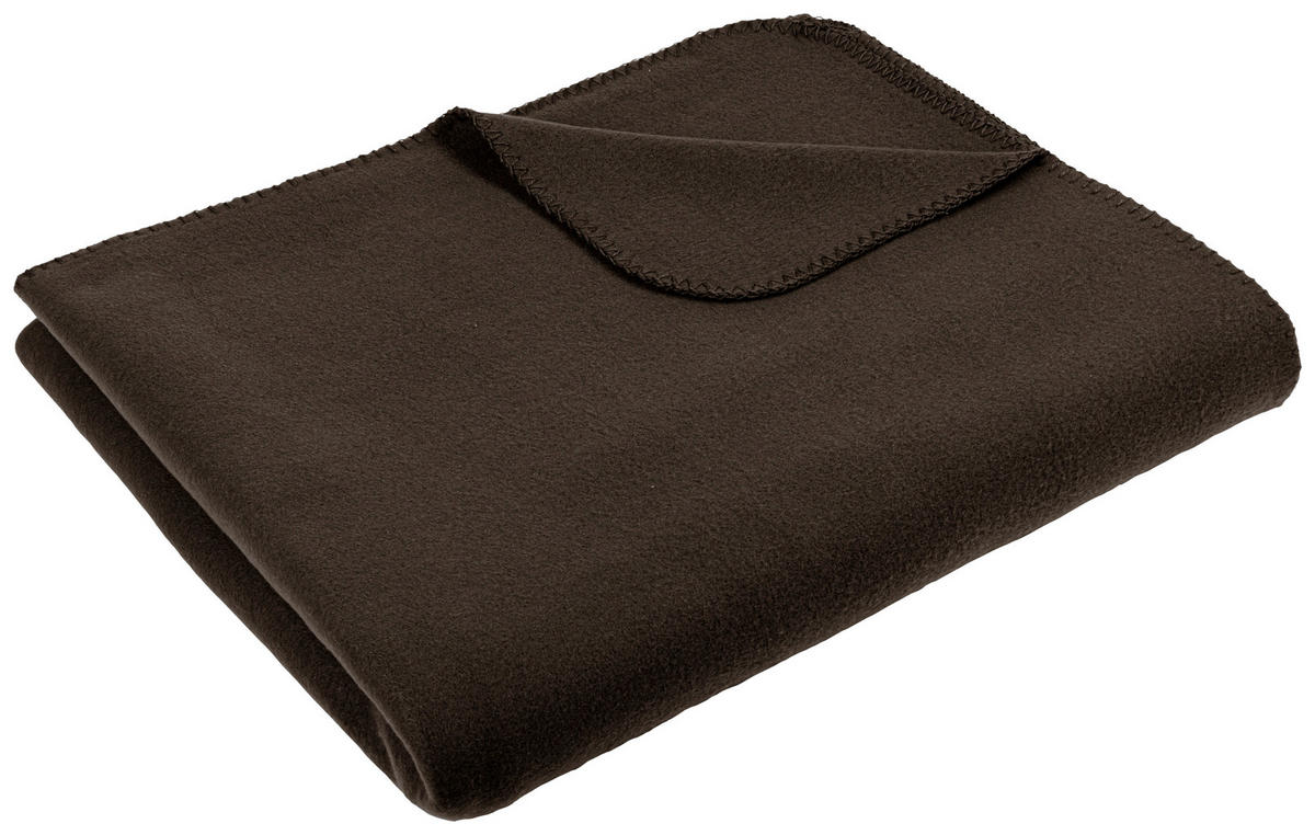 Fleecedecke Fleecedecke_XL_Thermo 180x210cm - schoko (180,00/210,00cm)