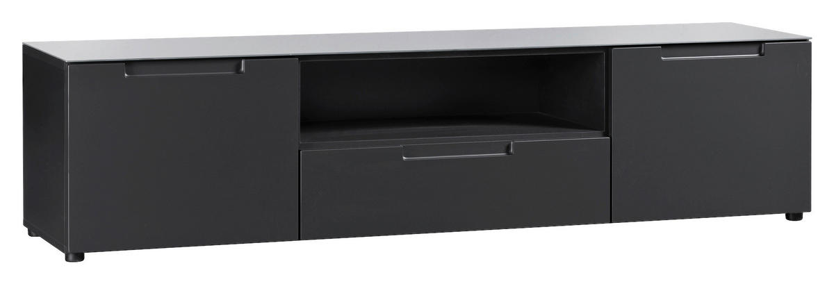 TV-Lowboard Mailand anthrazit B/H/T: ca. 168x41x40 cm Mailand - anthrazit (168,00/41,00/40,00cm)