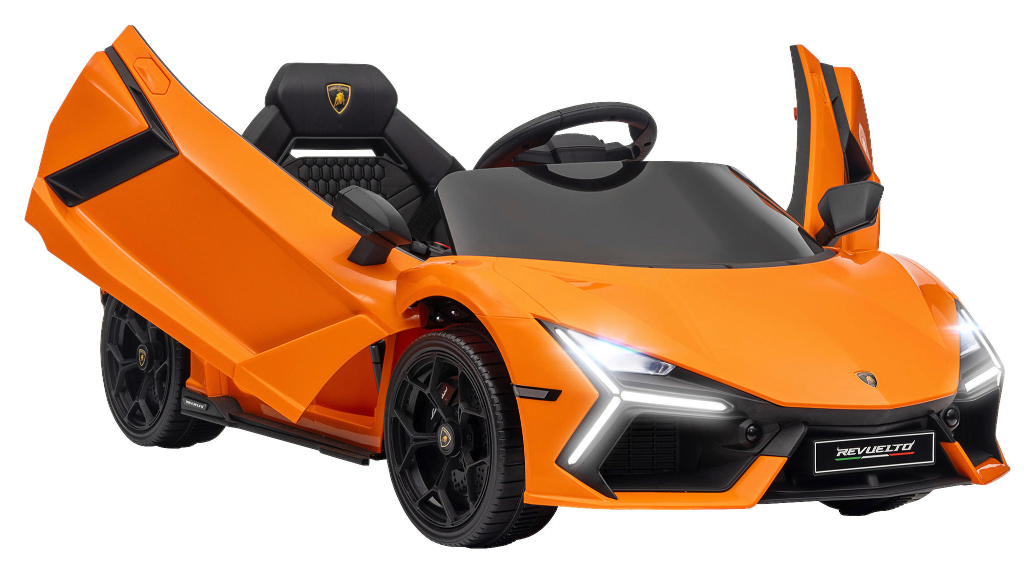 AIYAPLAY Kinder-Elektroauto orange B/H/L: ca. 60x40x105 cm Kinder-Elektroauto - orange (105,00/60,00/40,00cm) - AIYAPLAY