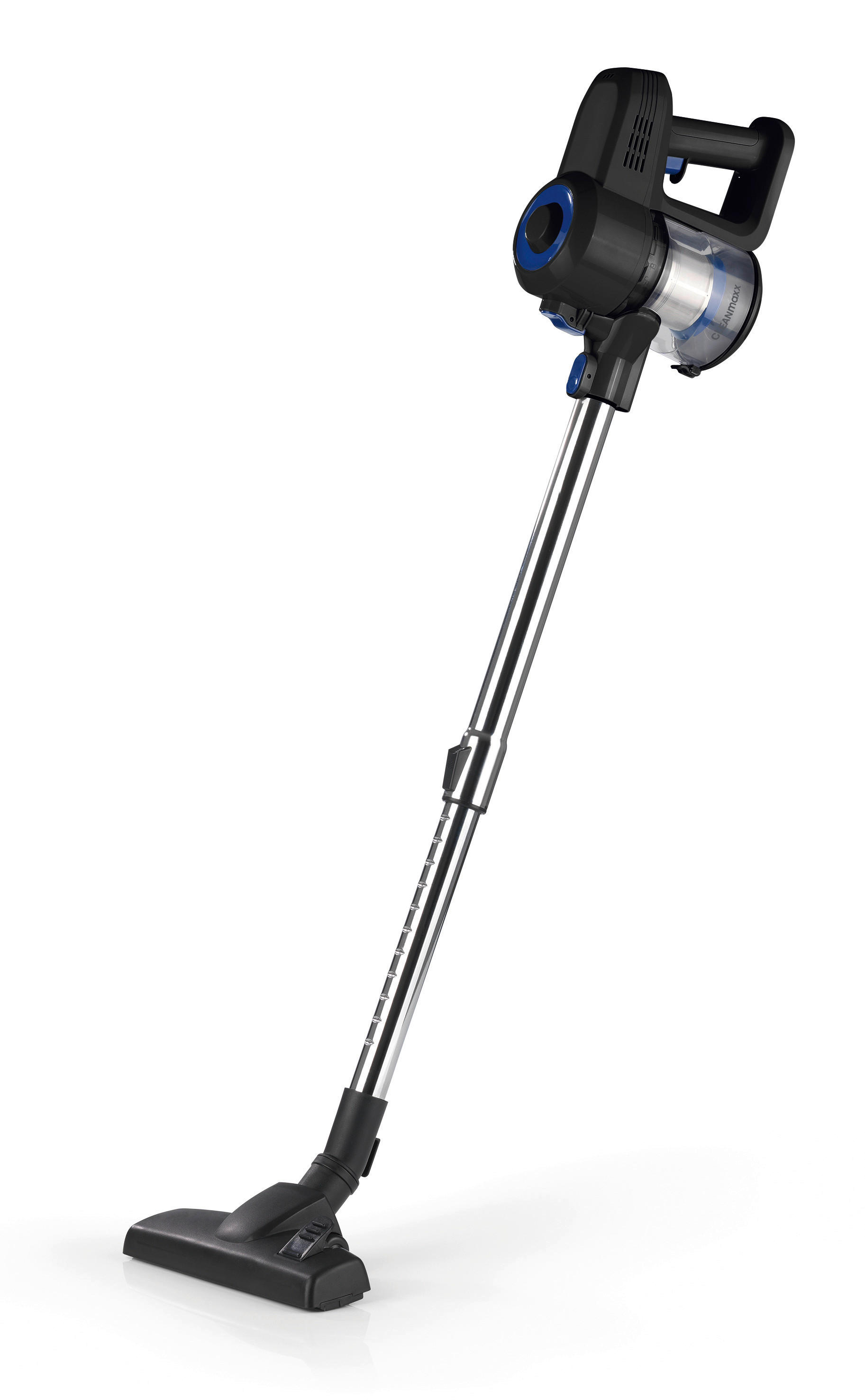 CLEANmaxx Handstaubsauger schwarz blau Kunststoff Metall B/H/L: ca. 12,5x22x30,5 cm Handstaubsauger 12401 - blau/schwarz (30,50/12,50/22,00cm) - CLEANmaxx