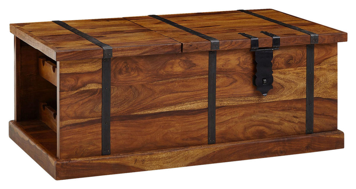 Couchtisch braun B/H/T: ca. 60x40x100 cm Couchtisch - braun (60,00/40,00/100,00cm) - Wohnling
