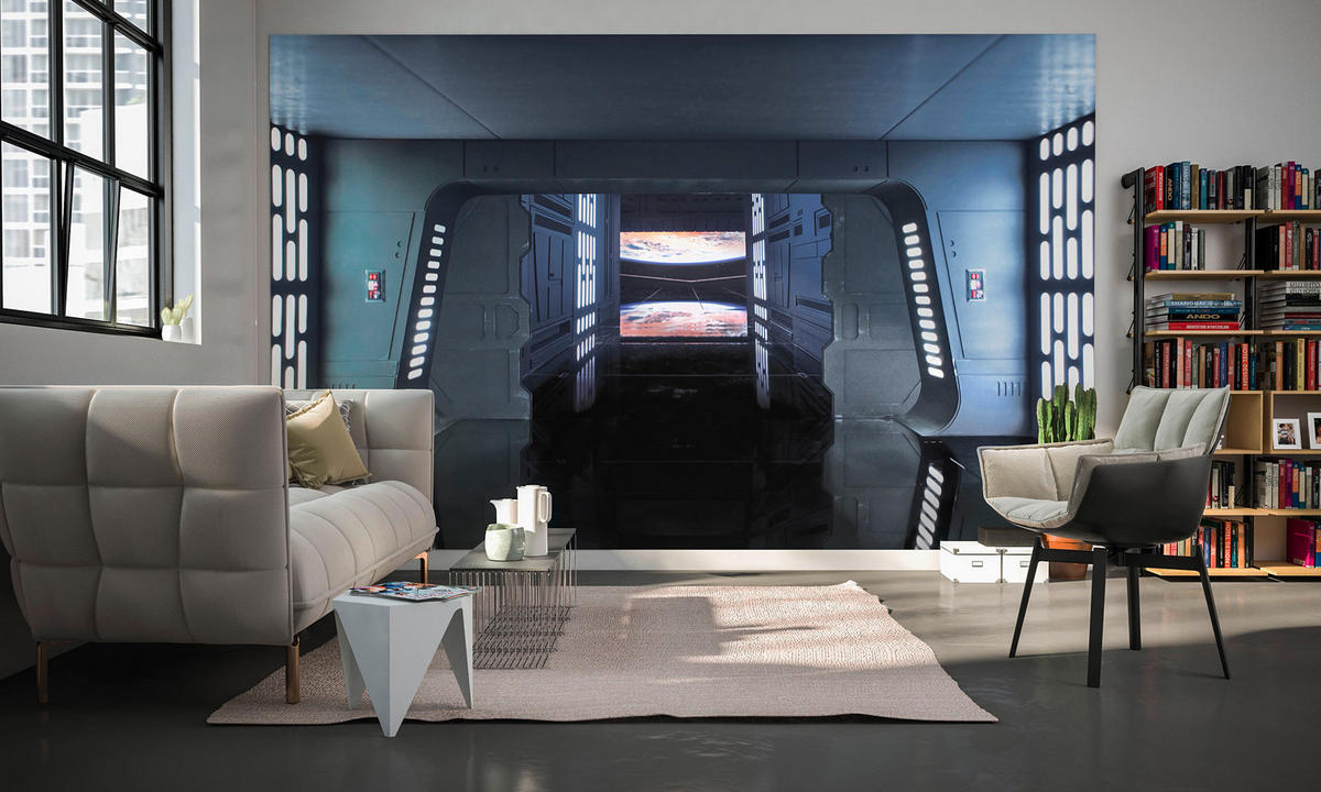 Komar Fototapete Star Wars Death Star Floor B/L: ca. 400x250 cm Star Wars Death Star Floor - (400,00/250,00cm) - Komar