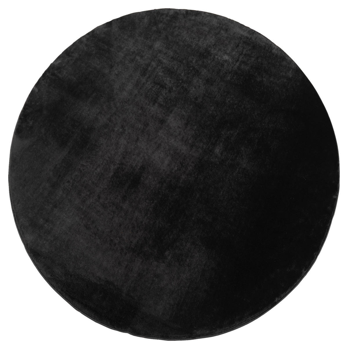 Ayyildiz Teppich JOY schwarz D: ca. 80 cm JOY - schwarz (80,00cm) - Ayyildiz