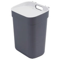 Curver Abfalleimer dunkelgrau B/H/L: ca. 18,6x32,9x25 cm Abfalleimer_ca.10l - dunkelgrau (25,00/18,60/32,90cm) - Curver