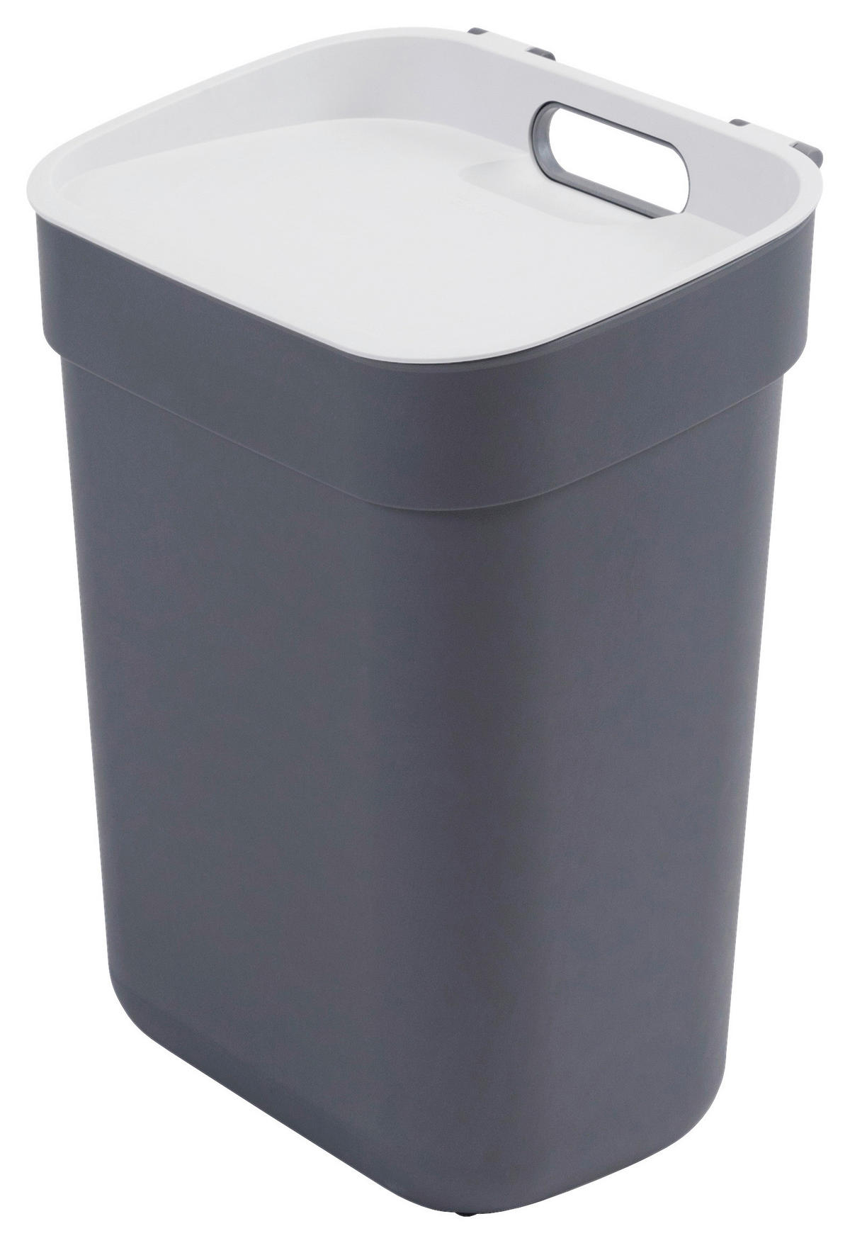 Curver Abfalleimer dunkelgrau B/H/L: ca. 18,6x32,9x25 cm Abfalleimer_ca.10l - dunkelgrau (25,00/18,60/32,90cm) - Curver