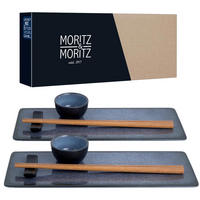 Moritz & Moritz Sushi-Set blau Porzellan Sushiset_10tlg. - blau - Moritz & Moritz