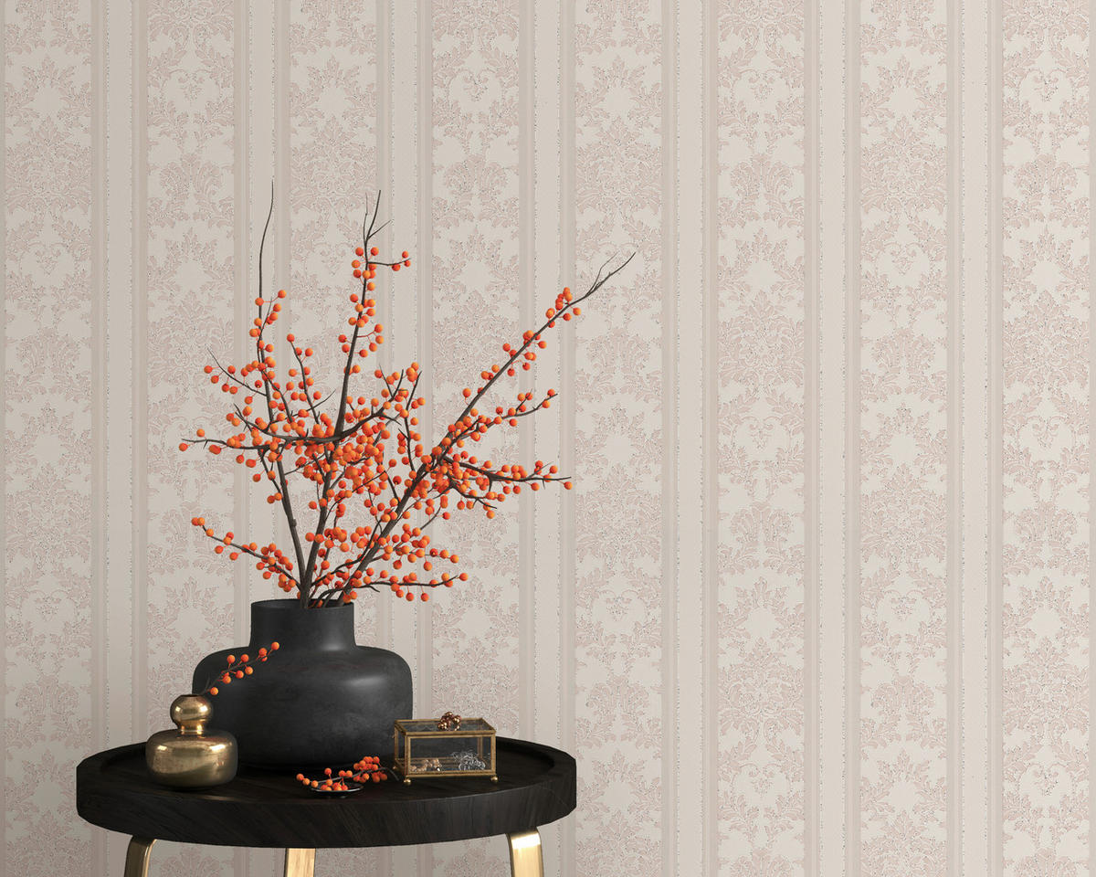 Erismann Vinyltapete Ornament beige B/L: ca. 53x1005 cm Vinyltapete_20030-02 - beige (53,00/1005,00cm) - Erismann