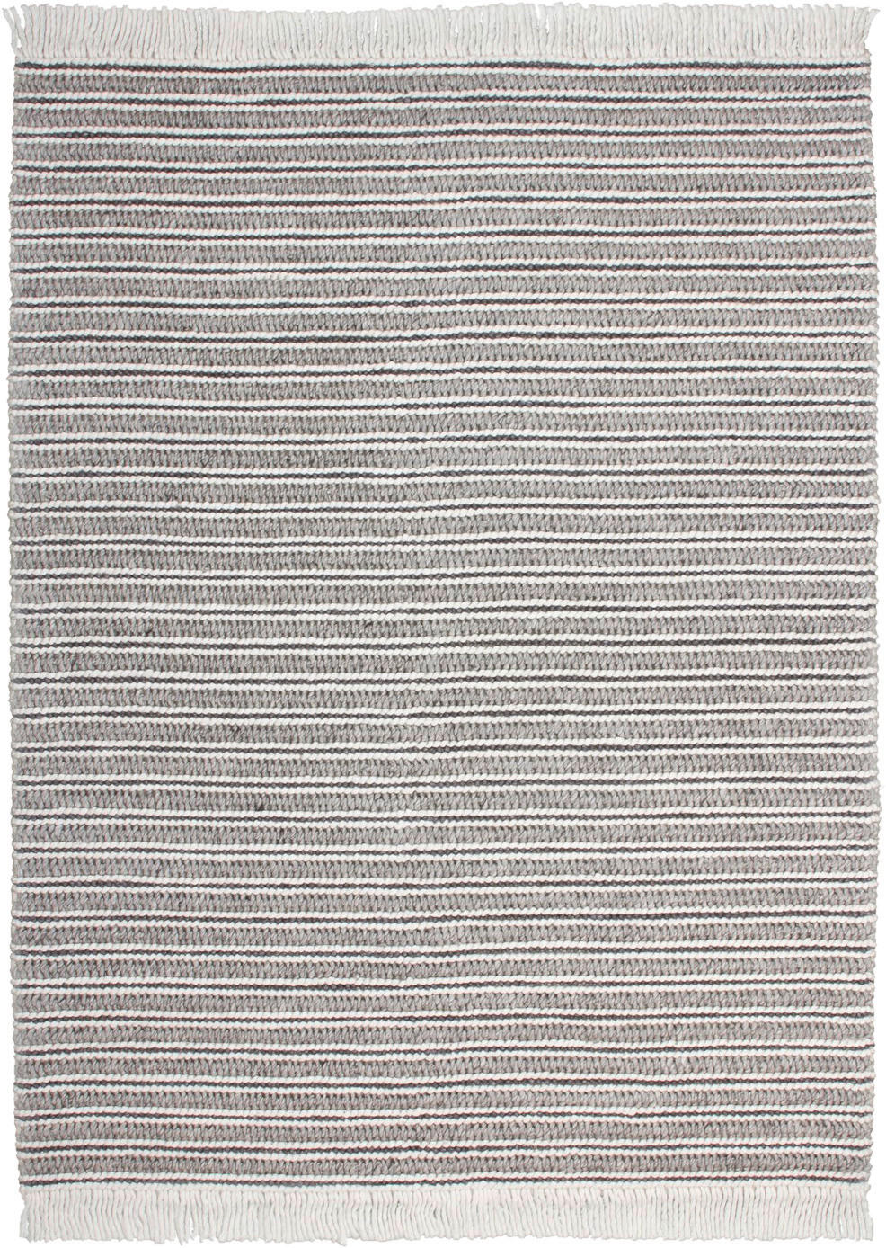 Kayoom Kurzflorteppich Natura 110 creme B/L: ca. 200x290 cm Natura 110 - creme/grau (200,00/290,00cm) - Kayoom