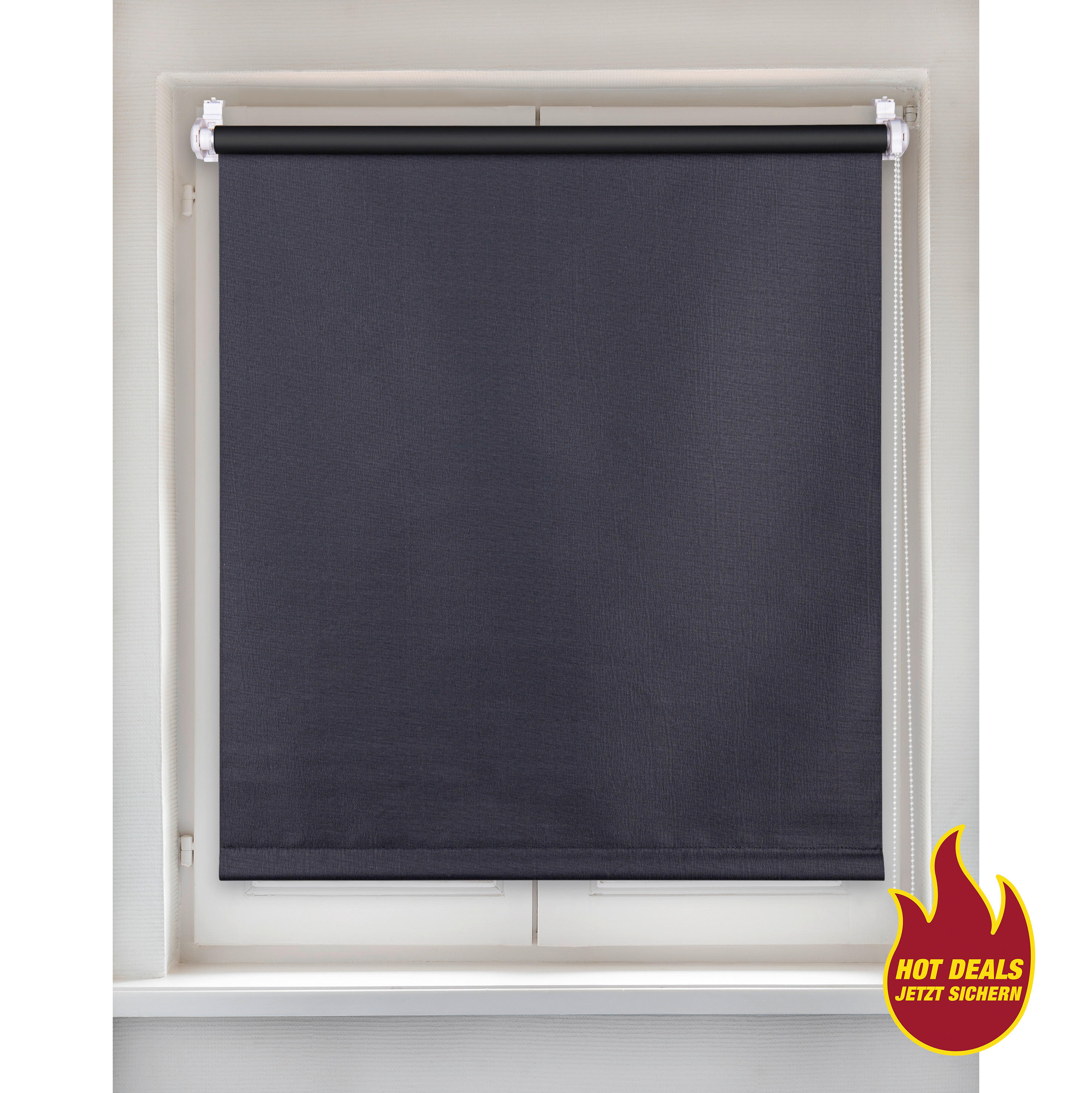 Sensation Verdunklungsrollo Dark schwarz B/L: ca. 60x150 cm Dark - schwarz/anthrazit (60,00/150,00cm) - Sensation