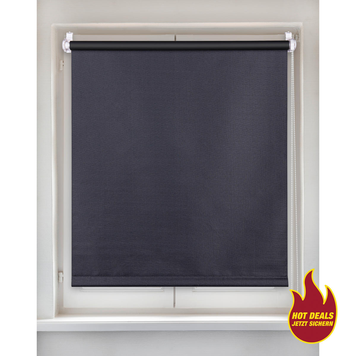 Sensation Verdunklungsrollo Dark schwarz B/L: ca. 60x150 cm Dark - schwarz/anthrazit (60,00/150,00cm) - Sensation