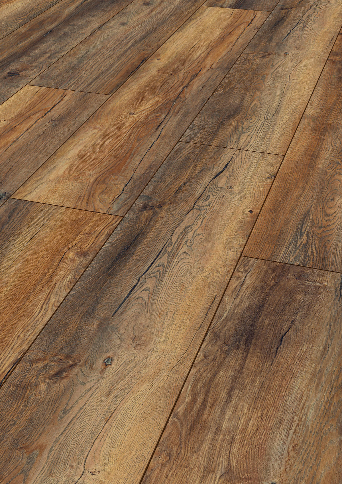 Laminatboden Harbour Oak ca. 2,694 m² im Paket  B/L: ca. 24,4x138 cm pro Paket Harbour Oak ca. 2,694 m² im Paket - (24,40/138,00cm)