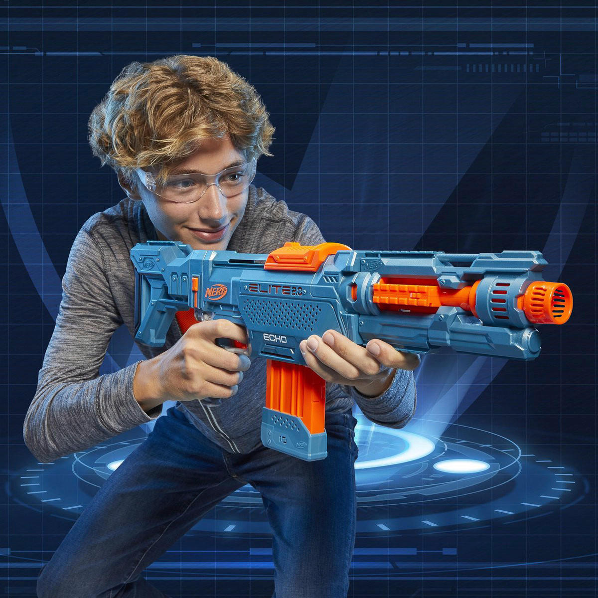 Hasbro Wasserblaster Nerf orange B/H/L: ca. 3x7x68 cm Nerf - orange/blau (68,00/3,00/7,00cm) - Hasbro