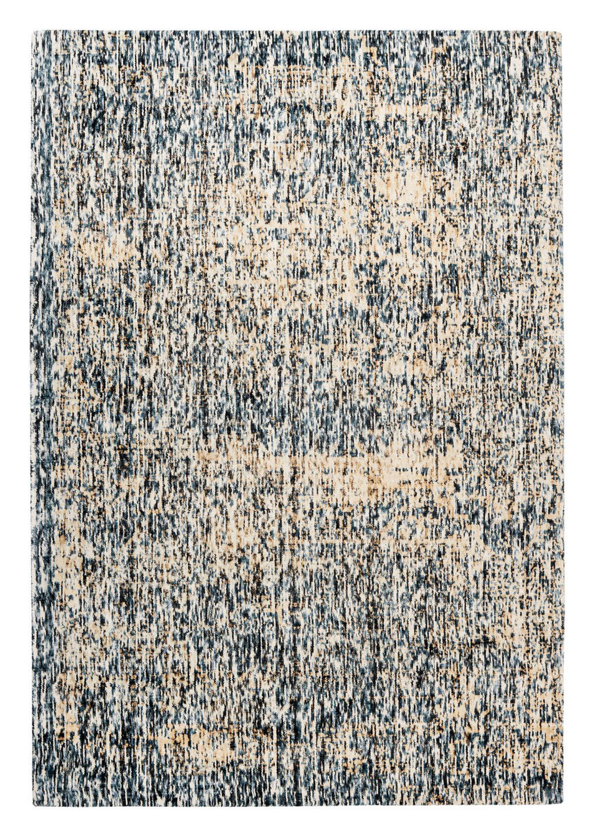 Padiro Kurzflorteppich Puerto 125 blau B/H/L: ca. 80x0,8x150 cm Puerto 125 - beige/blau (150,00/80,00/0,80cm) - Padiro