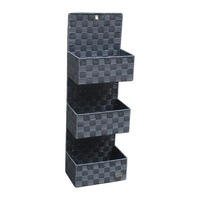 POCOline Wandkorb grau Nylon B/H/L: ca. 15x75x25 cm Wandkorb grau - grau (25,00/15,00/75,00cm) - POCOline
