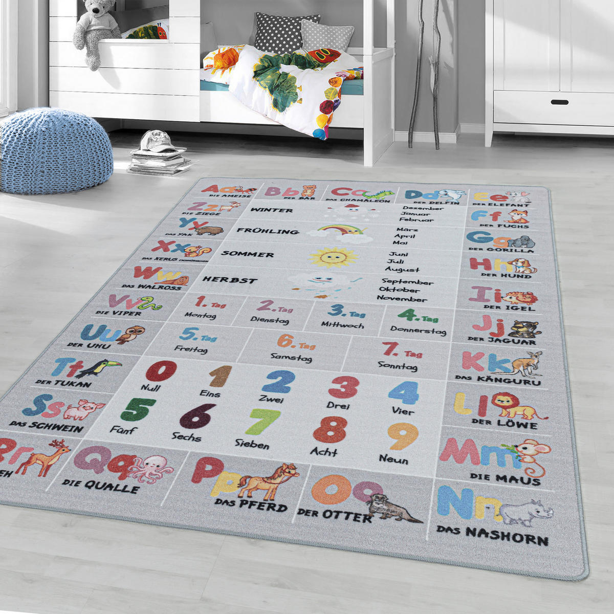 Ayyildiz Teppich PLAY grau B/L: ca. 80x120 cm PLAY - grau (80,00/120,00cm) - Ayyildiz