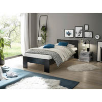Futonbett Cannes schwarz Liegefläche B/L: ca. 90x200 cm Cannes - schwarz (95,00/71,00/204,00cm)