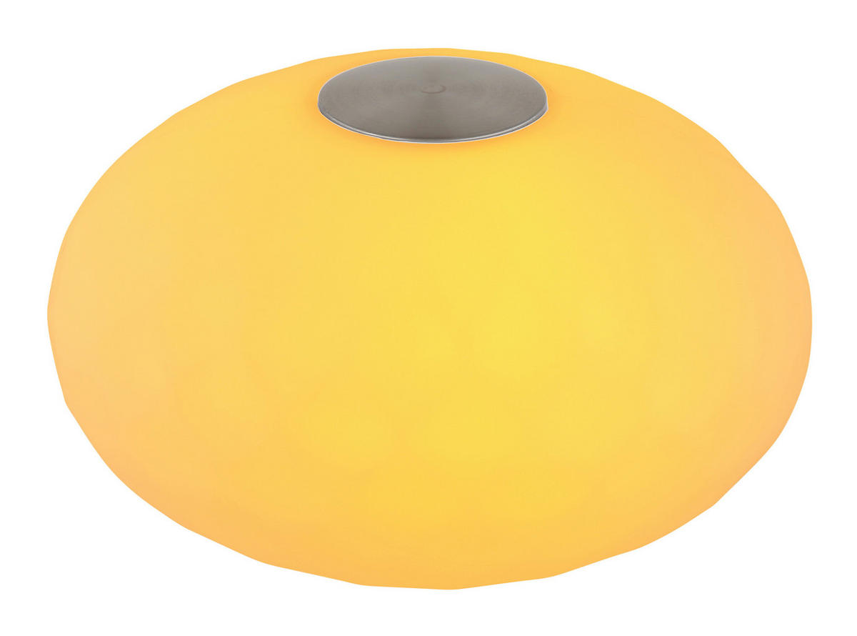 GLOBO LED-Tischleuchte LEALA 28068 schwarz weiß Kunststoff H/D: ca. 11,7x20 cm 6 Brennstellen LEALA - weiß/schwarz (20,00/11,70cm) - GLOBO