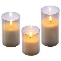 LED-Kerzen 3er Set warmweiß LED-Kerzen_flammenlos_3erSet - warmweiß
