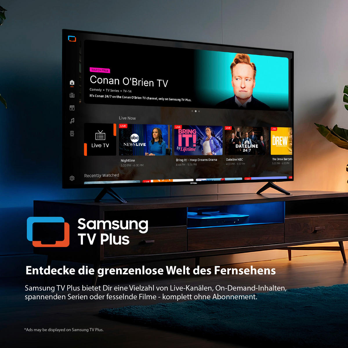 Dyon LED-TV 32H-TI-W 32 Zoll Diagonale ca. 80 cm LED-Smart-TV_Ultimax_32H-TI-W - schwarz (177,00/100,00cm) - Dyon