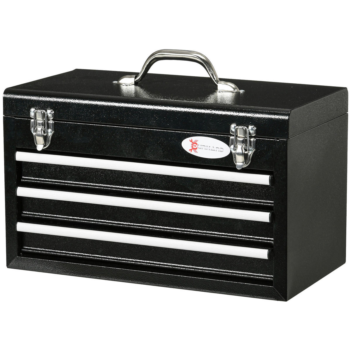 B/H/L: ca. 24x45x27 cm Werkzeugkasten - schwarz (27,00/24,00/45,00cm) - DURHAND