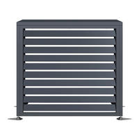 Westmann Verkleidung Wärmepumpe Boxa anthrazit B/H/L: ca. 100x97x56 cm Boxa - anthrazit (56,00/100,00/97,00cm) - Westmann