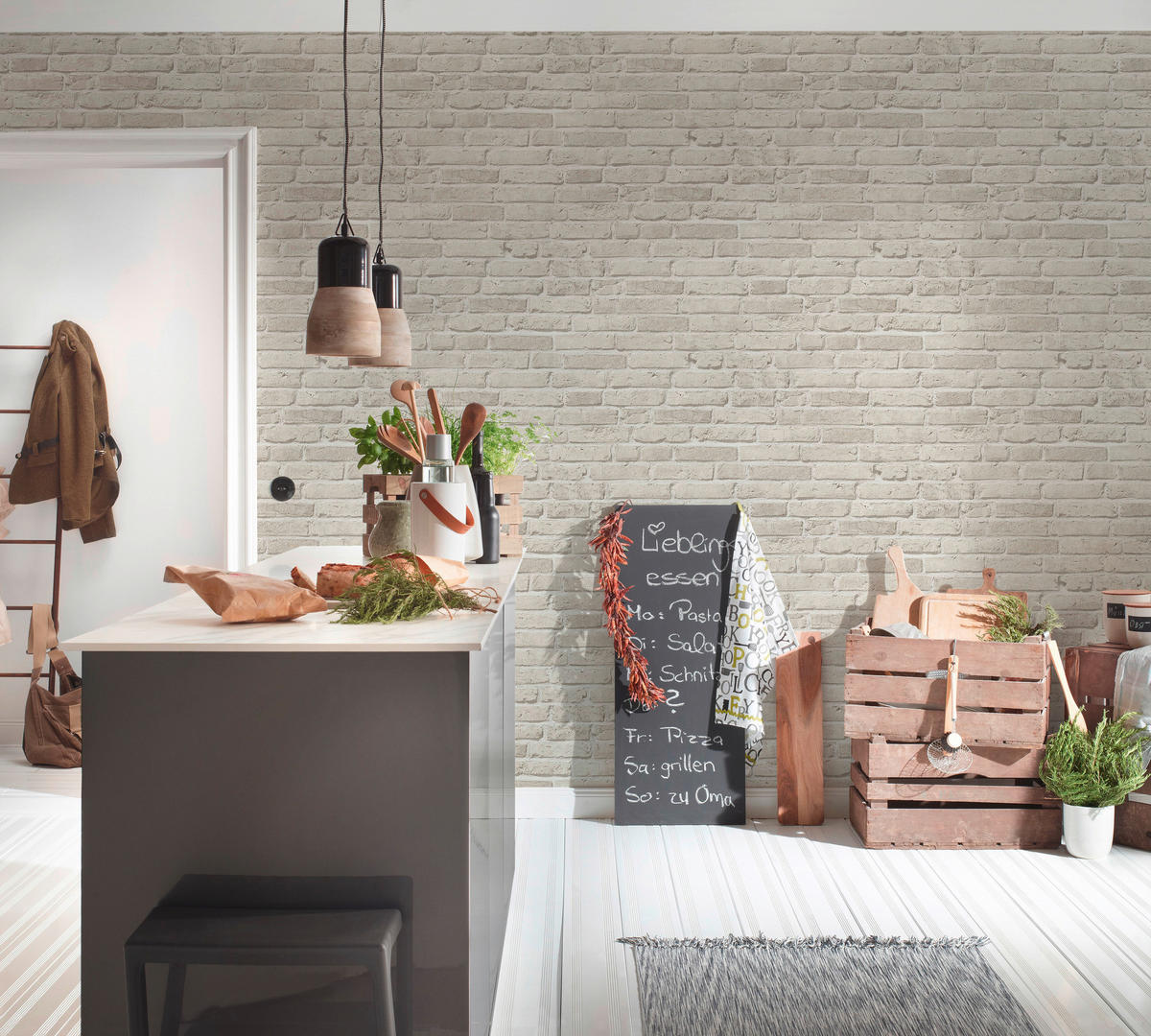 A.S.Creation Vliestapete Best of Wood`n Stone 2nd Edition Steine grau B/L: ca. 53x1005 cm Best of Wood`n Stone 2nd Edition - grau (53,00/1005,00cm) - A.S.Creation