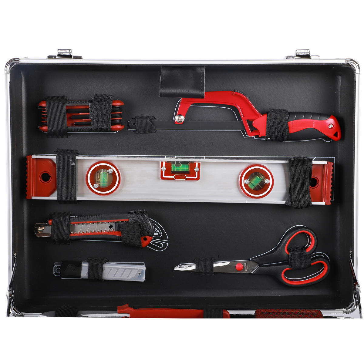 Werkzeugkoffer B/H/T: ca. 45,5x17x35 cm 128 tlg. Werkzeugkoffer_128tlg. - (45,50/17,00/35,00cm)