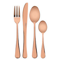 SAN IGNACIO Besteckset MUNICH rosa Edelstahl 24 tlg. MUNICH - rosa (17,00/6,80/27,00cm) - SAN IGNACIO