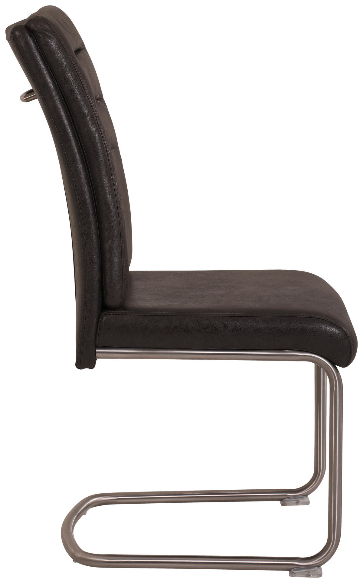 Schwingstuhl Paula 2er Set anthrazit Vintage Microfaser B/H/T: ca. 45x102x65 cm Paula 2er Set - anthrazit (45,00/102,00/65,00cm) - Hela