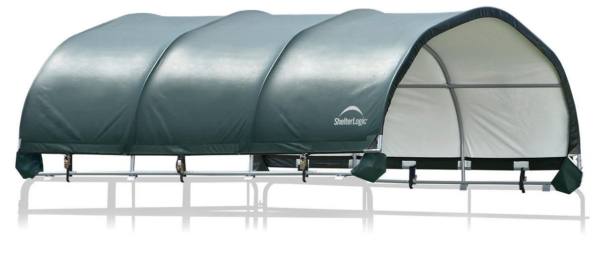 ShelterLogic Weidezelt 3,7m² grün Kunststoff 3,7m² - grün - ShelterLogic