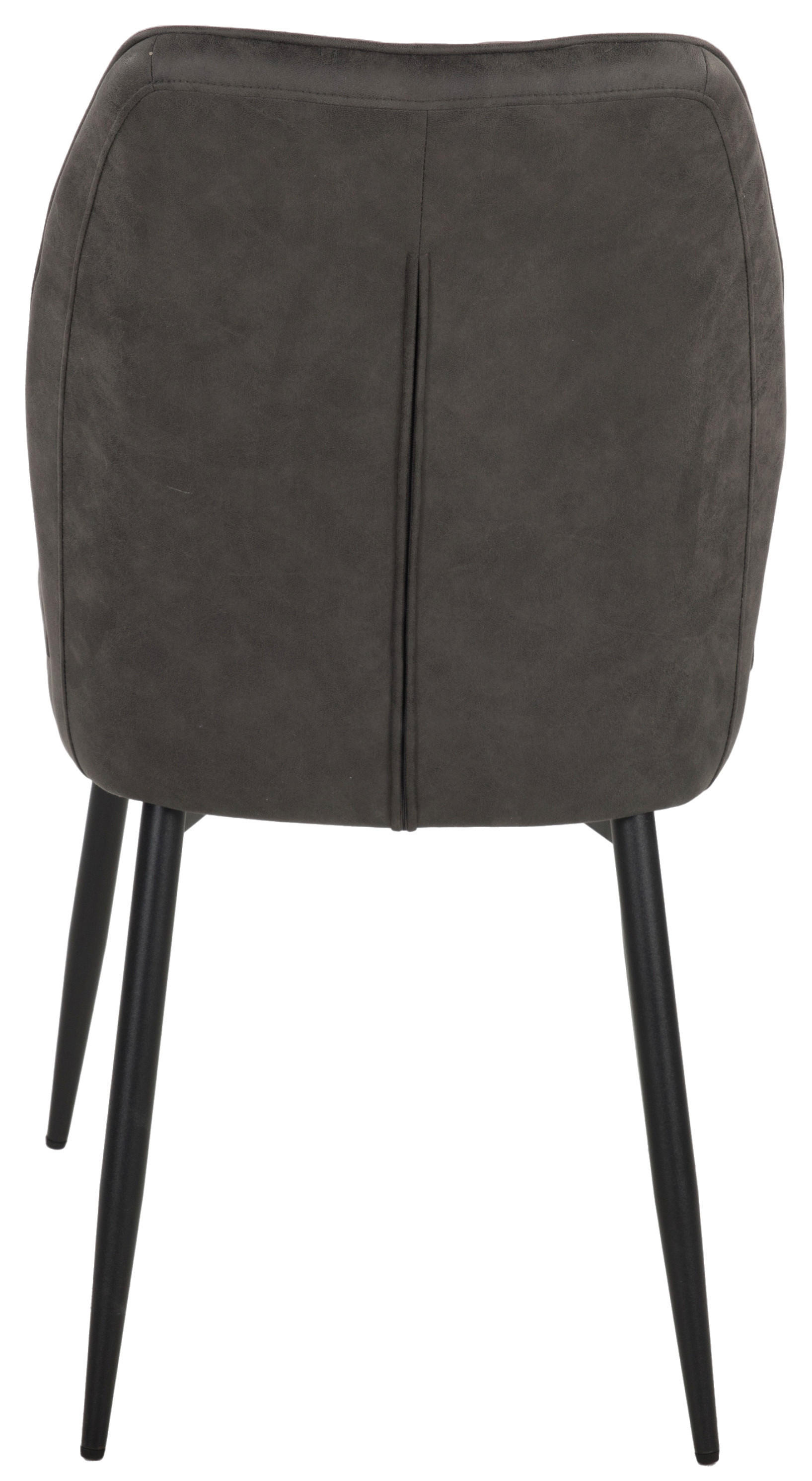 Stuhl Emm anthrazit schwarz Microfaser Metall Emm - schwarz/anthrazit