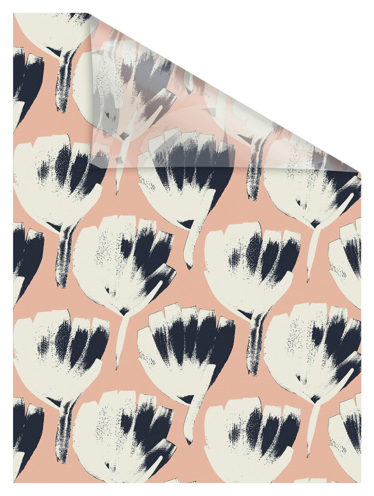 LICHTBLICK Fensterfolie Jumbo Flowers Flowers Jumbo Flowers rot B/L: ca. 100x180 cm Jumbo Flowers - rot (100,00/180,00cm) - LICHTBLICK