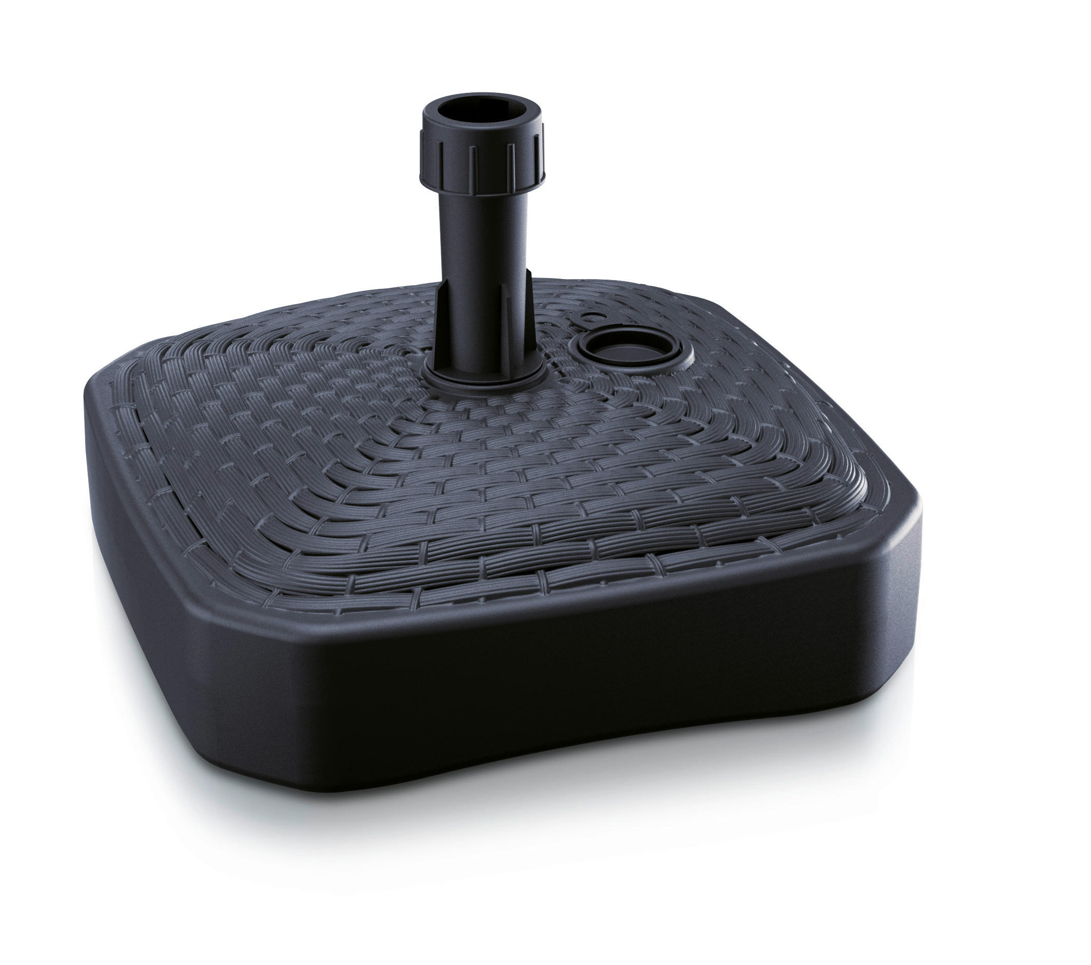 Prosperplast Schirmständer anthrazit Kunststoff B/H/L: ca. 39x13x39 cm Schirmständer - anthrazit (39,00/39,00/13,00cm) - Prosperplast