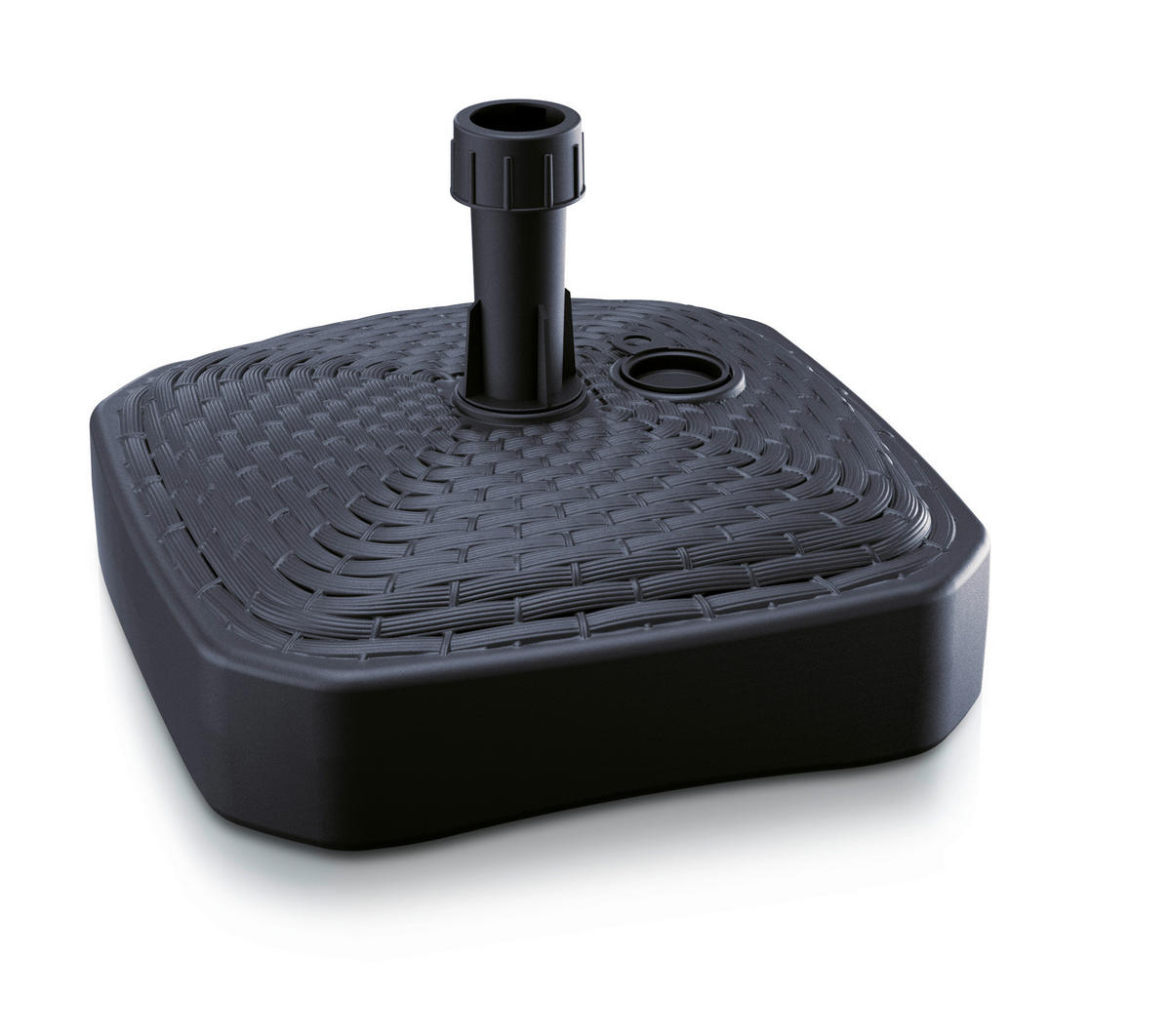 Prosperplast Schirmständer anthrazit Kunststoff B/H/L: ca. 39x13x39 cm Schirmständer - anthrazit (39,00/39,00/13,00cm) - Prosperplast