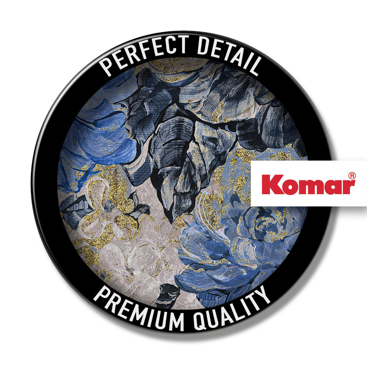 Komar Fototapete Vintage blue Garden B/L: ca. 300x250 cm Vintage blue Garden - (300,00/250,00cm) - Komar