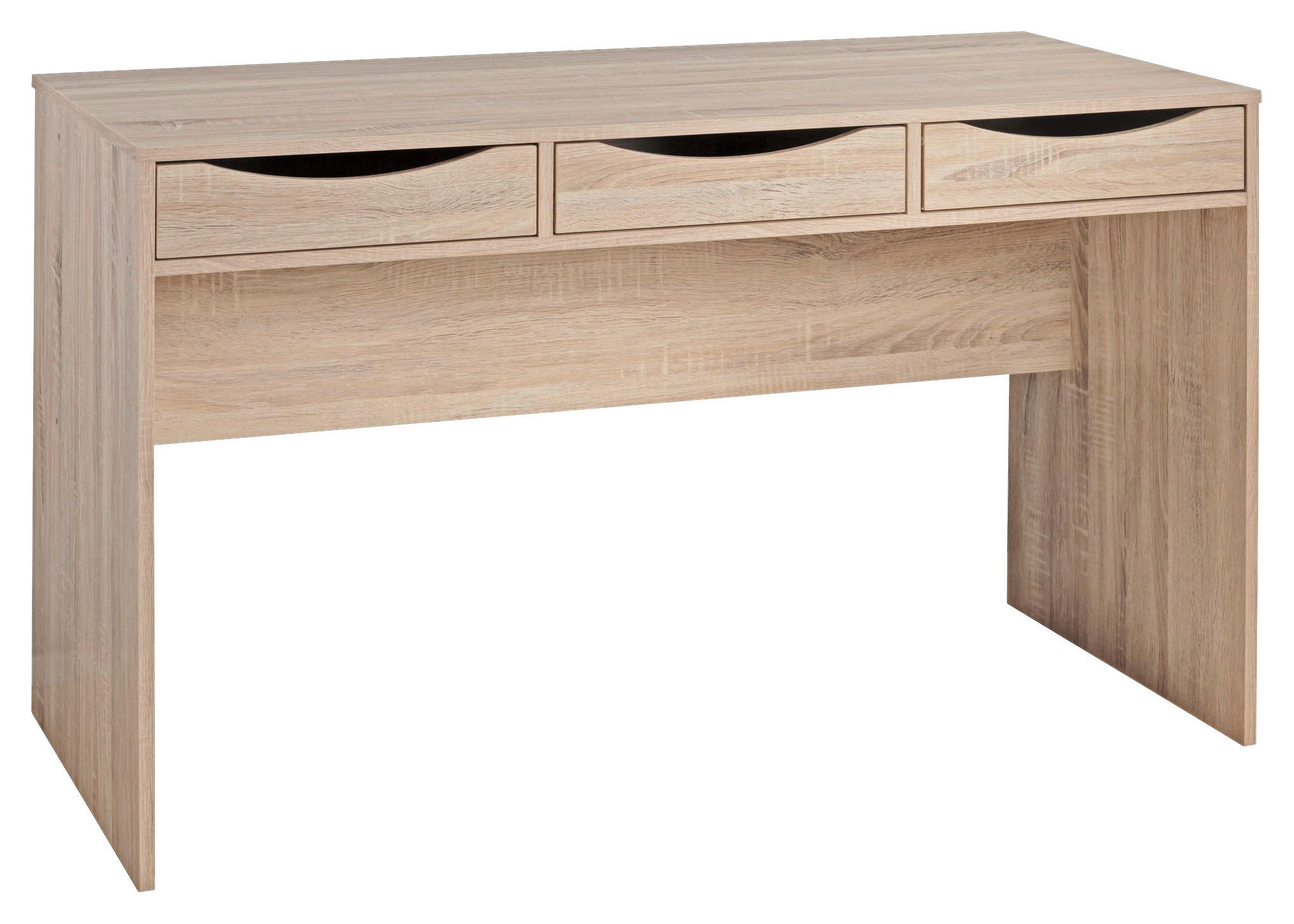 Schreibtisch Eiche Sonoma Nachbildung B/H/T: ca. 120x75x55 cm Schreibtisch - Eiche (120,00/75,00/55,00cm) - Wohnling