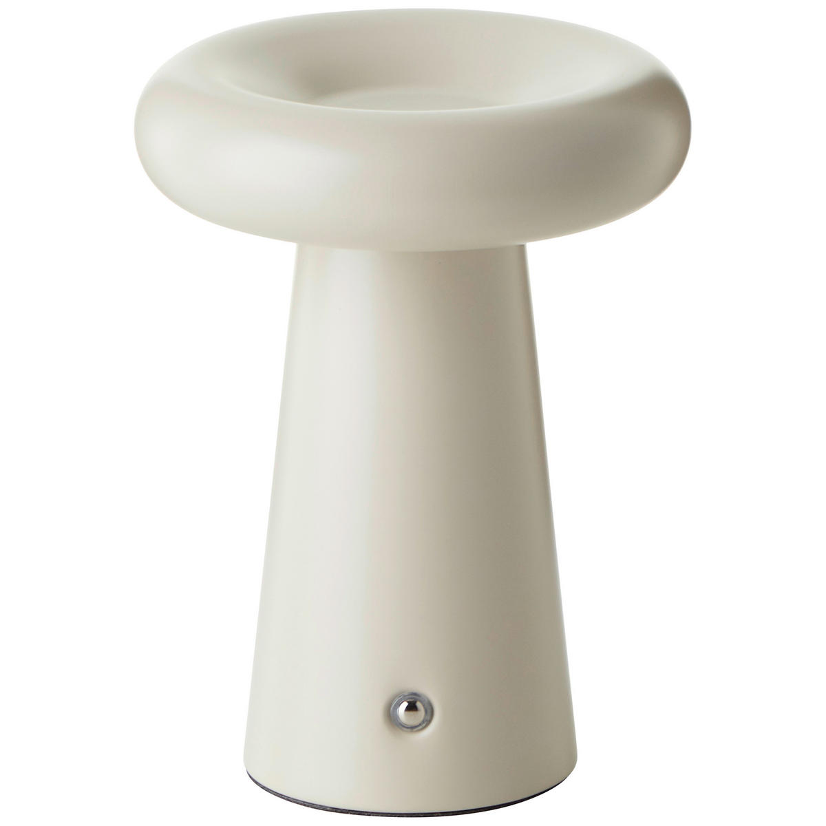 Brilliant Akku-LED-Tischleuchte beige Metall B/H/L: ca. 15x18,5x15 cm Muffin - beige (15,00/15,00/18,50cm) - Brilliant
