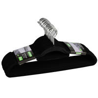 Kesper Kleiderbügel 25tlg. schwarz Kunststoff Kleiderbügel_25tlg. - schwarz (45,00cm) - Kesper