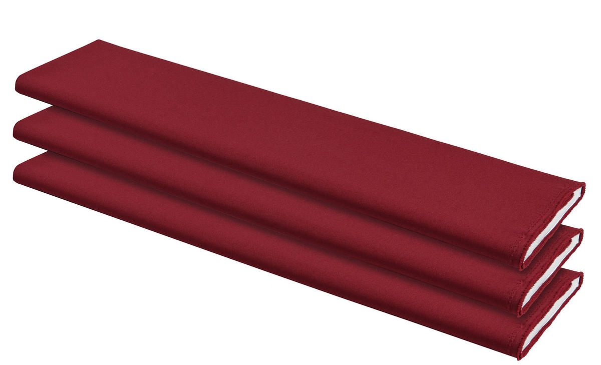 Dekostoff Satinette rot B: ca. 145 cm Satinette - rot (145,00cm)