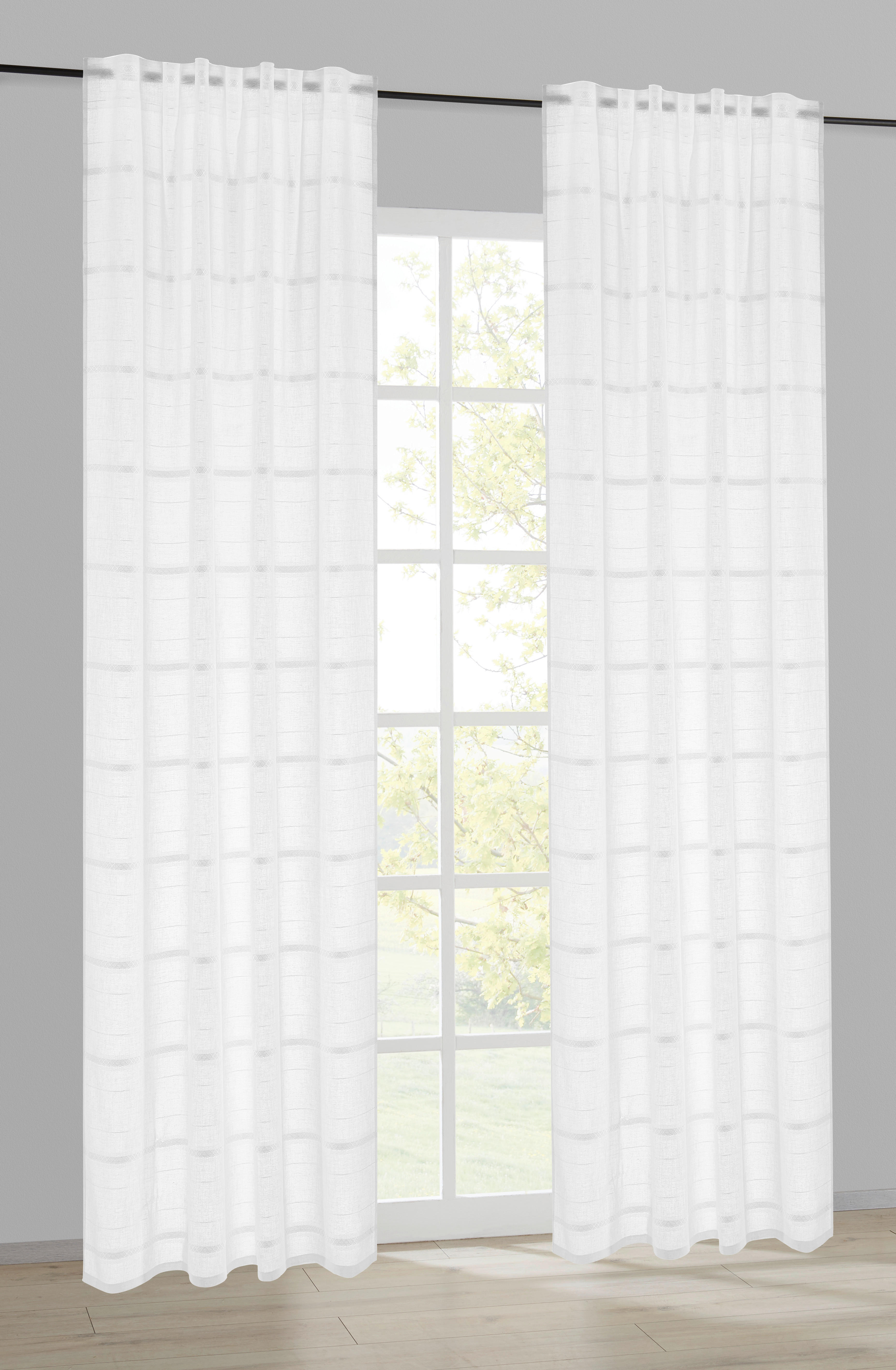 POCOline Kombivorhang Mascha weiß B/L: ca. 140x245 cm Mascha - weiß (140,00/245,00cm) - POCOline