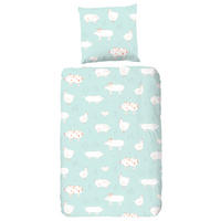 Baumwoll Bettwäsche Petting Zoo Renforce Petting Zoo - mint (135,00/200,00cm) - Good Morning