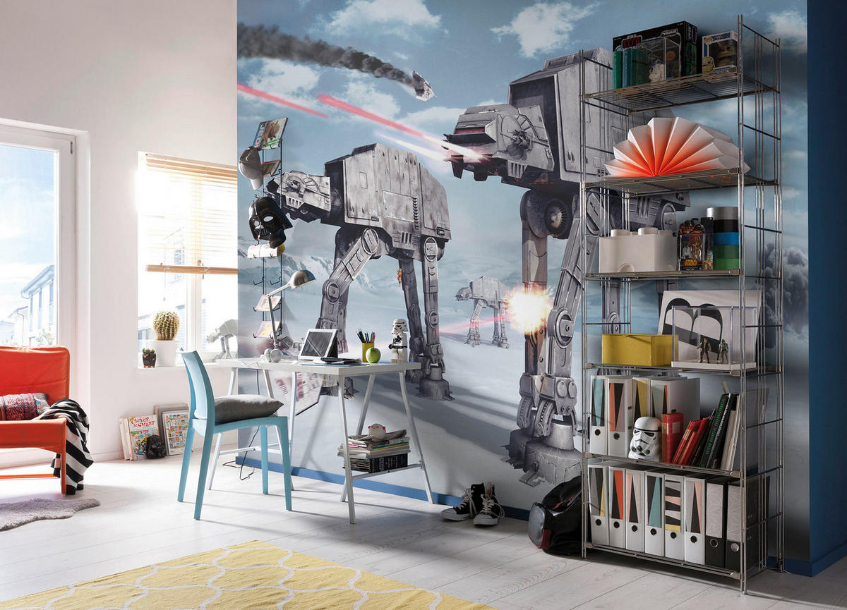 Komar Fototapete STAR WARS Battle of Hoth X8-8481 B/H: ca. 400x260 cm STAR WARS Battle of Hoth X8-8481 - (400,00/260,00cm) - Komar