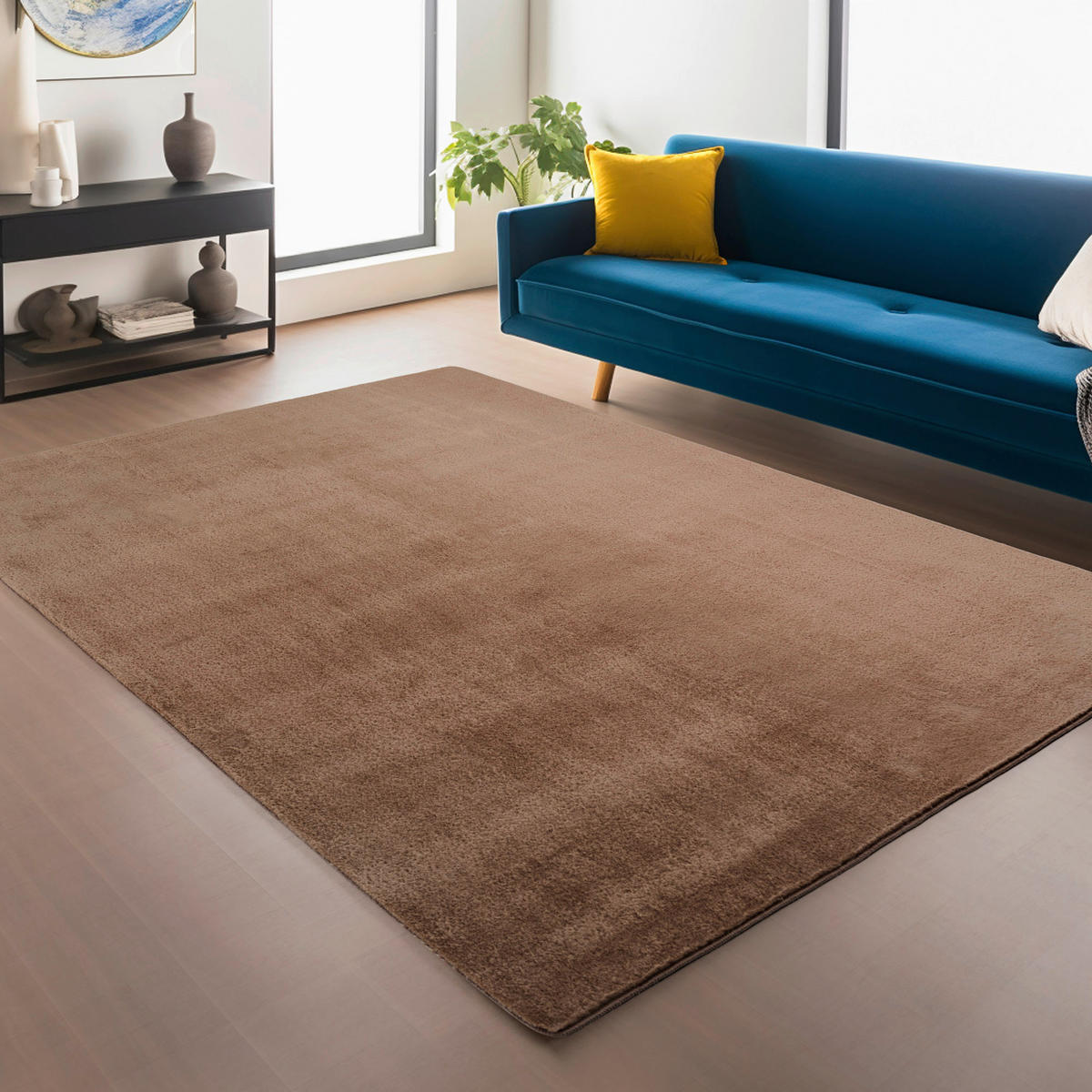 Ayyildiz Teppich JOY mokka B/L: ca. 140x200 cm JOY - mokka (140,00/200,00cm) - Ayyildiz