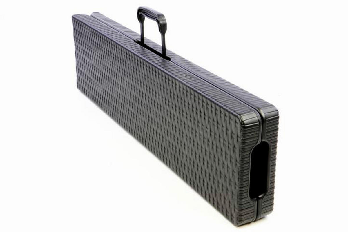 VCM Bierzeltgarnitur schwarz Metall B/H/L: ca. 75x70x180 cm Bierzeltgarnitur - schwarz (180,00/75,00/70,00cm) - VCM