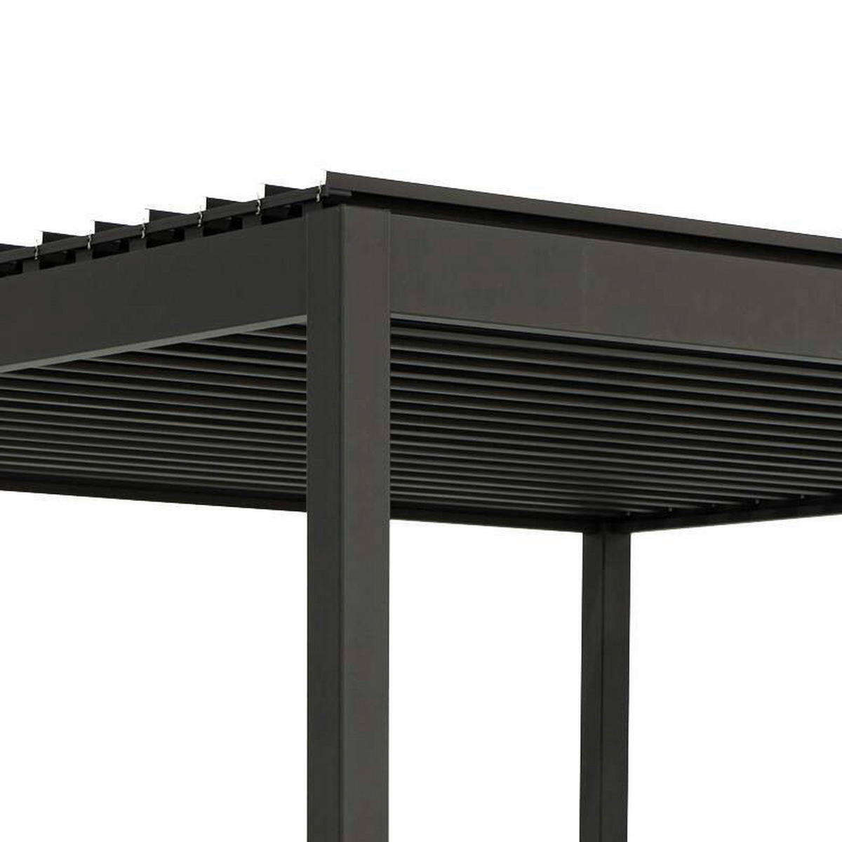 Mirador Pergola Basic anthrazit Aluminium B/H/L: ca. 360x240x300 cm Basic - anthrazit (300,00/360,00/240,00cm) - Mirador