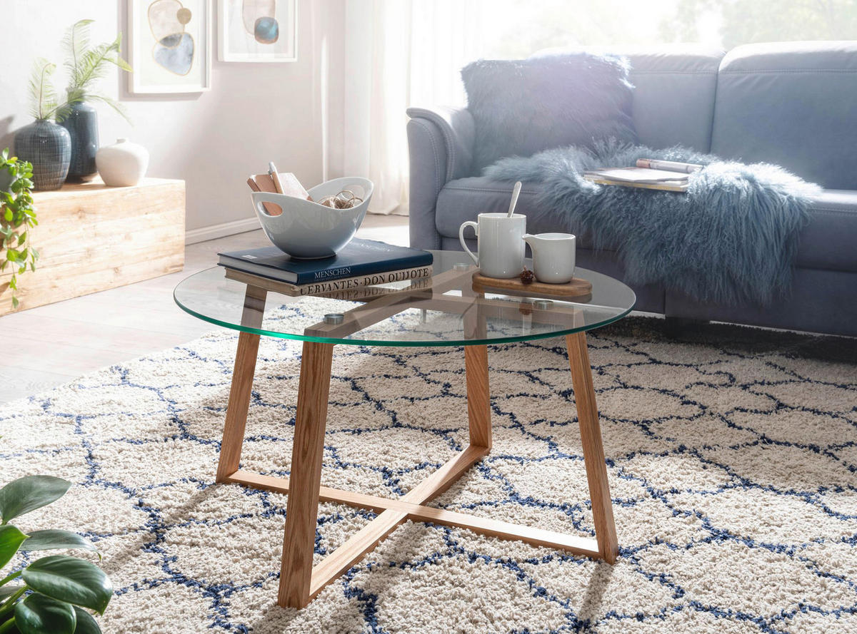 Couchtisch natur B/H/T: ca. 78x41x78 cm Couchtisch - natur (78,00/41,00/78,00cm) - Wohnling