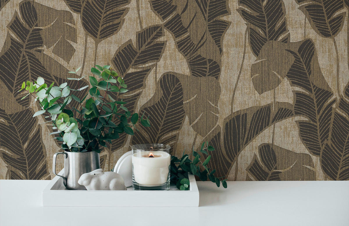 A.S.Creation Vliestapete schwarz beige B/H/D: ca. 53x1005x9,3 cm Vliestapete - beige/schwarz (9,30/1005,00cm) - A.S.Creation